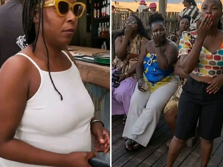 Moment South African tourists were chased out of restaurant in Mozambique [VIDEO]