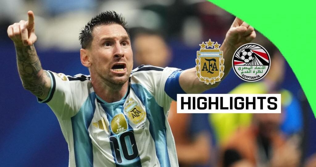 Argentina make incredible late comeback to beat Egypt