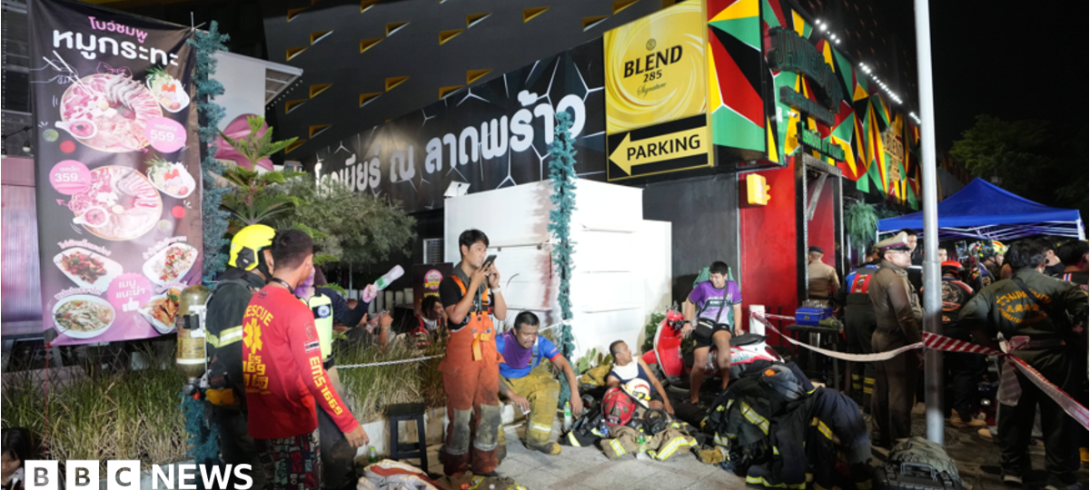 At least 27 killed in Bangkok bar fire, Thai authorities say