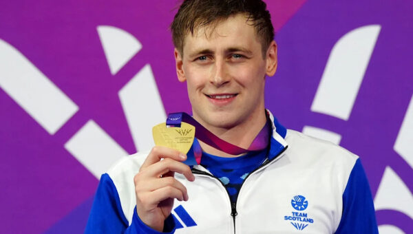 ‘Mariah Cleggy’ channels Messi to swim to gold for Scotland