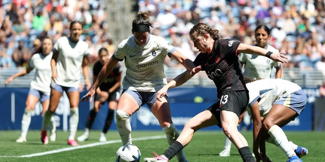 Sam Kerr scores for Gotham FC in 2-2 draw with the Portland Thorns