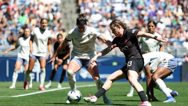 Sam Kerr scores for Gotham FC in 2-2 draw with the Portland Thorns