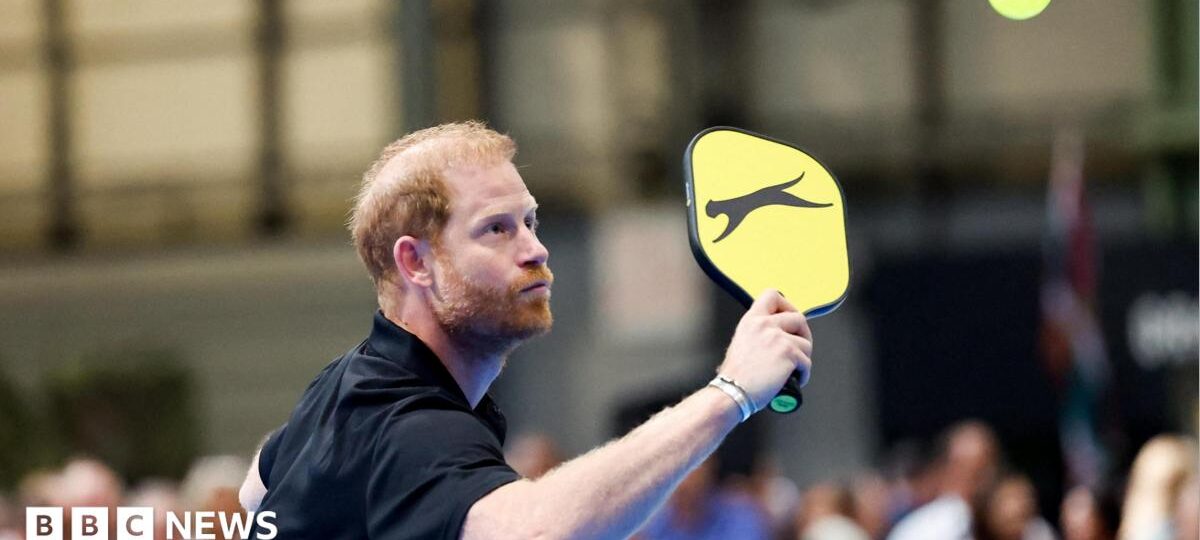Prince Harry plays pickleball at Invictus Games event, but no Meghan