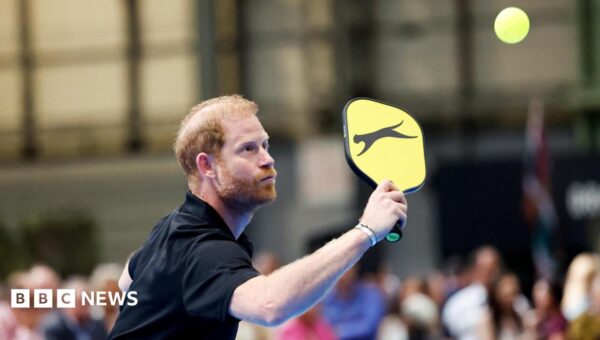 Prince Harry plays pickleball at Invictus Games event, but no Meghan