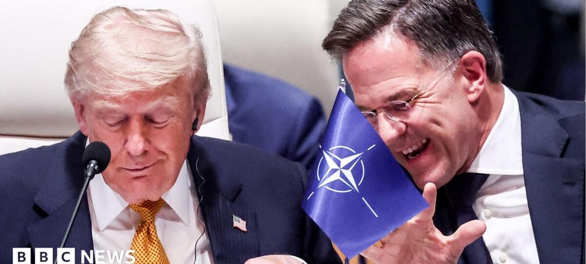 Nato chief tells BBC that Trump comments are like 'family argument'