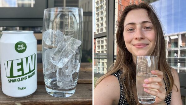 Pickle-flavored sparkling water is here. Here's my verdict as a lifelong pickle fan.