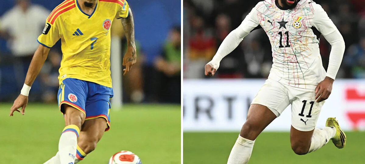 Colombia and Ghana name starting XI for Round of 32 clash