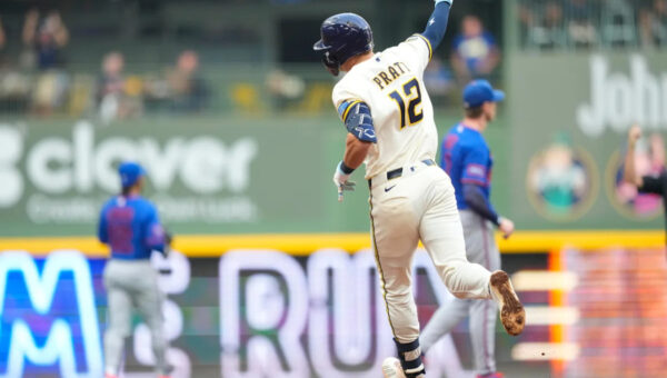 Brewers rough up Peralta in his return, take over league’s best record