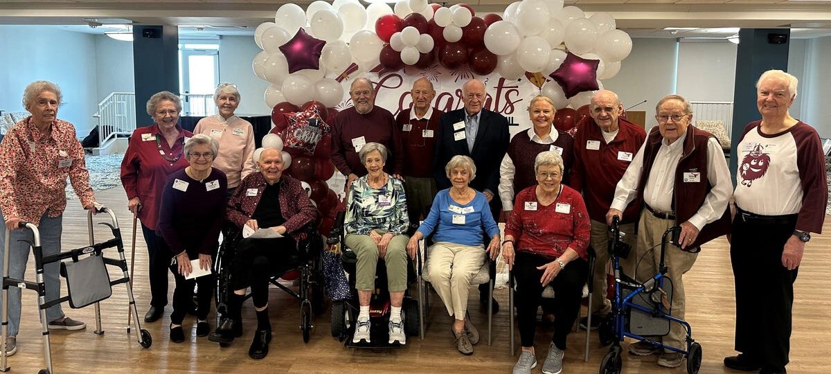 I live in a senior living facility with more than 50 high school friends. It feels like a reunion every day.