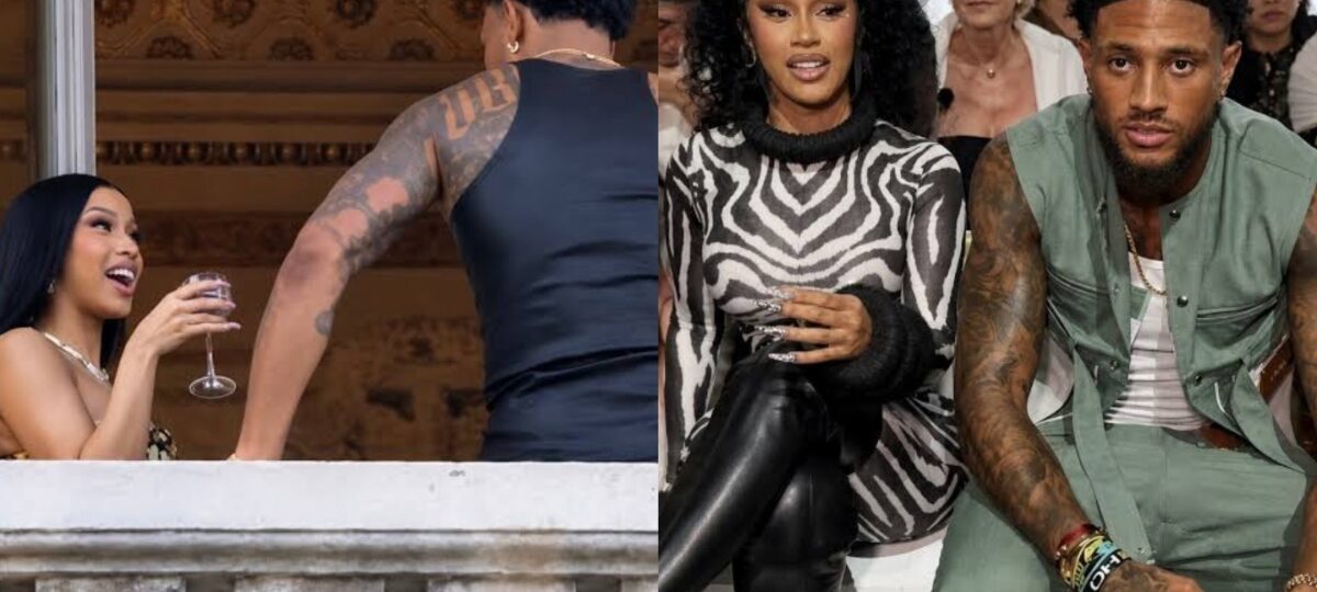 Cardi B sparks relationship rumours with Nigerian goalkeeper, Maduka Okoye in Paris [VIDEOS]