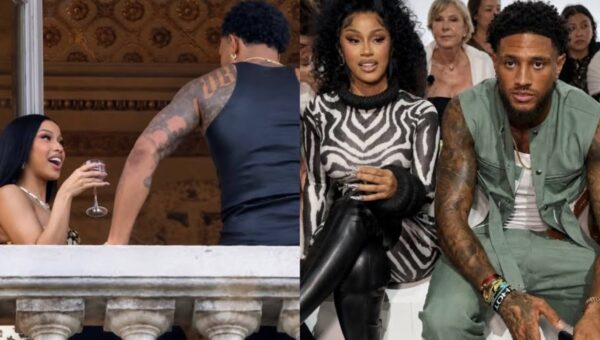 Cardi B sparks relationship rumours with Nigerian goalkeeper, Maduka Okoye in Paris [VIDEOS]