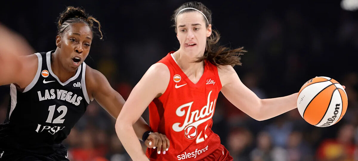 Caitlin Clark has 45 points, 10 assists for the WNBA's first 40-10 game as Fever beat Storm