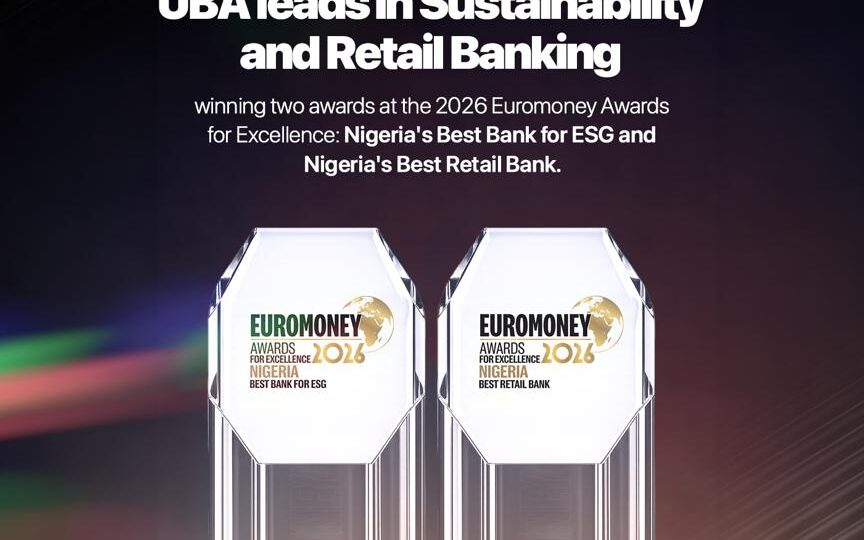 UBA sweeps top honours at 2026 Euromoney Awards, named Nigeria’s Best ESG, Retail Bank