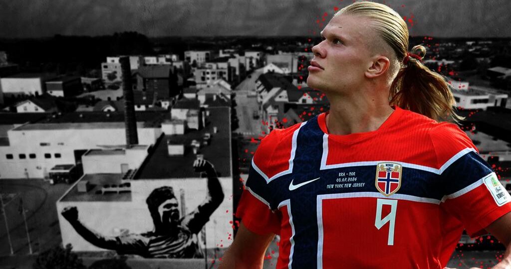 What Haaland's home town did when Norway beat Brazil