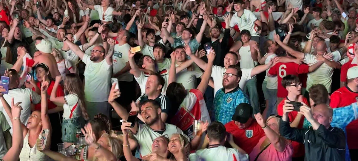 'Bellingham is a genius' as fans celebrate England win