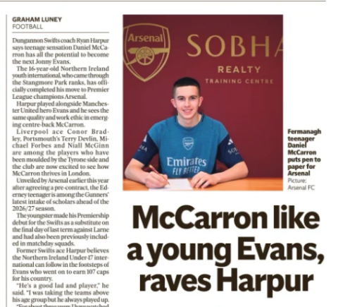 Coach backs new Arsenal signing to shine as move is confirmed