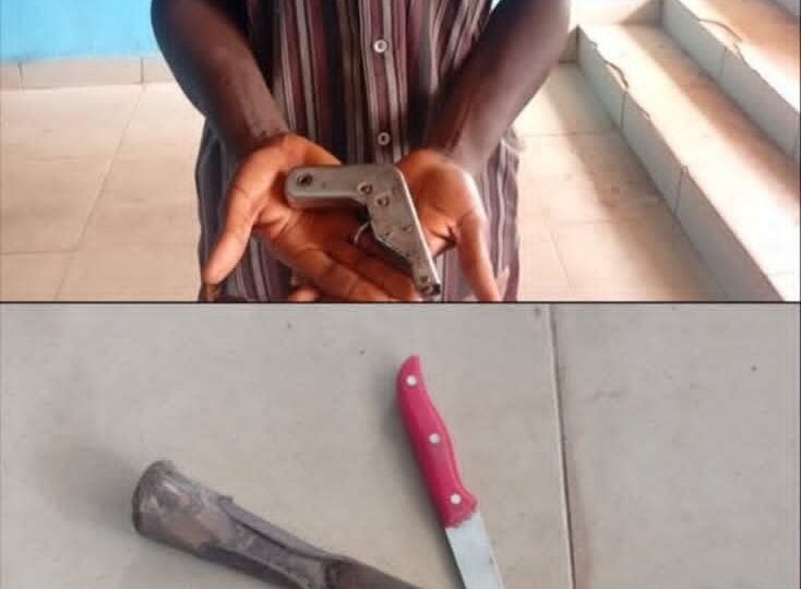 Police arrest youth for allegedly robbing villagers with fake gun