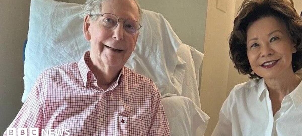 US Senator Mitch McConnell says absence due to fall and pneumonia