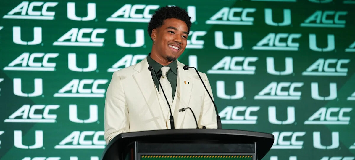 Miami Hurricanes QB Darian Mensah voted preseason ACC Player of the Year; Canes lead preseason All-Conference Team