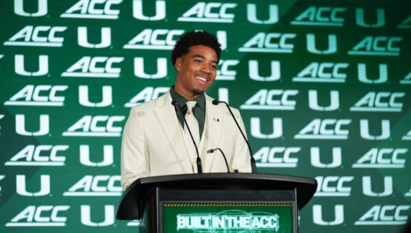 Miami Hurricanes QB Darian Mensah voted preseason ACC Player of the Year; Canes lead preseason All-Conference Team