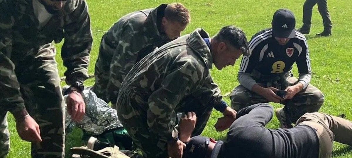 Bombs, blood, ambushes - football coaching with the army