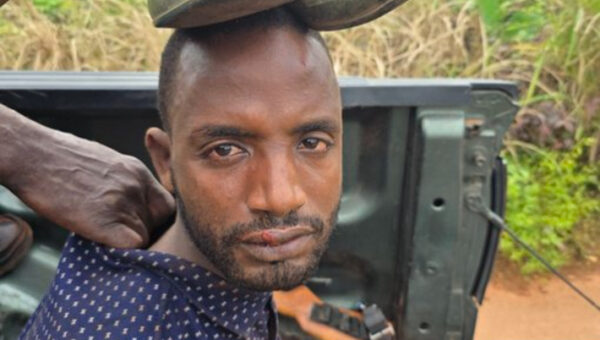 Notorious wanted bandit, Abubakar Usman captured in Delta forest [PHOTO]