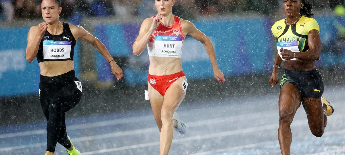Commonwealth Games: Amy Hunt forced to settle for 100m silver as England’s 40-year drought goes on