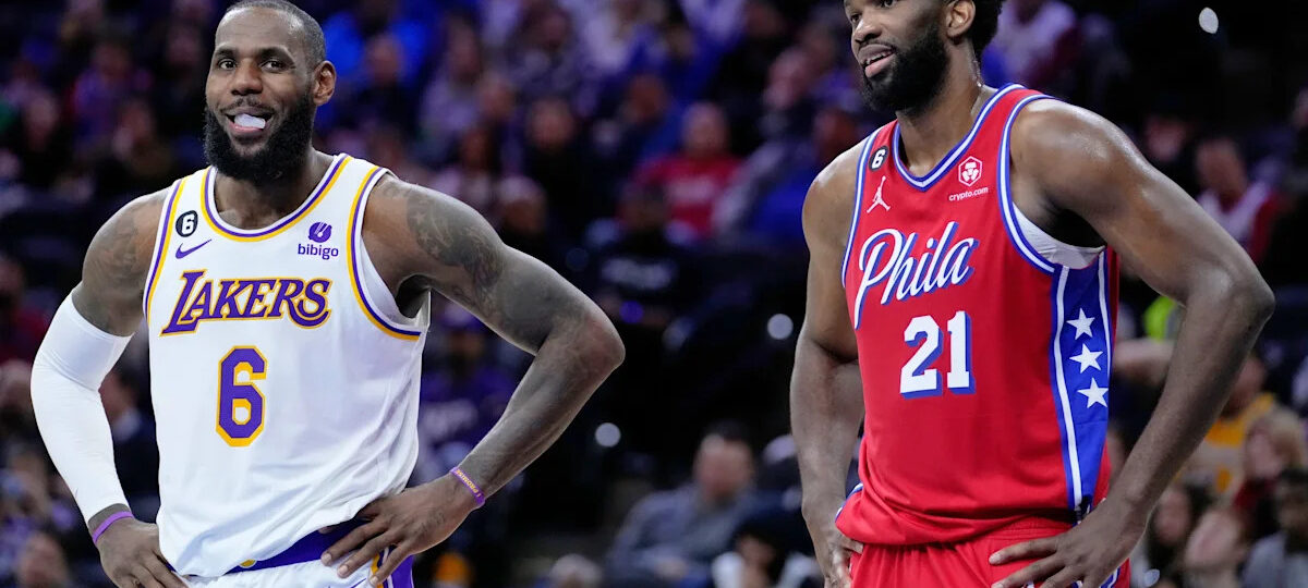 76ers celebrate James' arrival with coronation photo fit for basketball's King