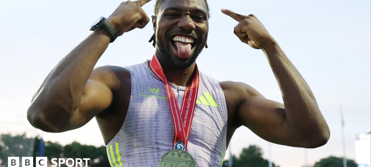 USA's Lyles wins 100m in world-leading 9.79 seconds