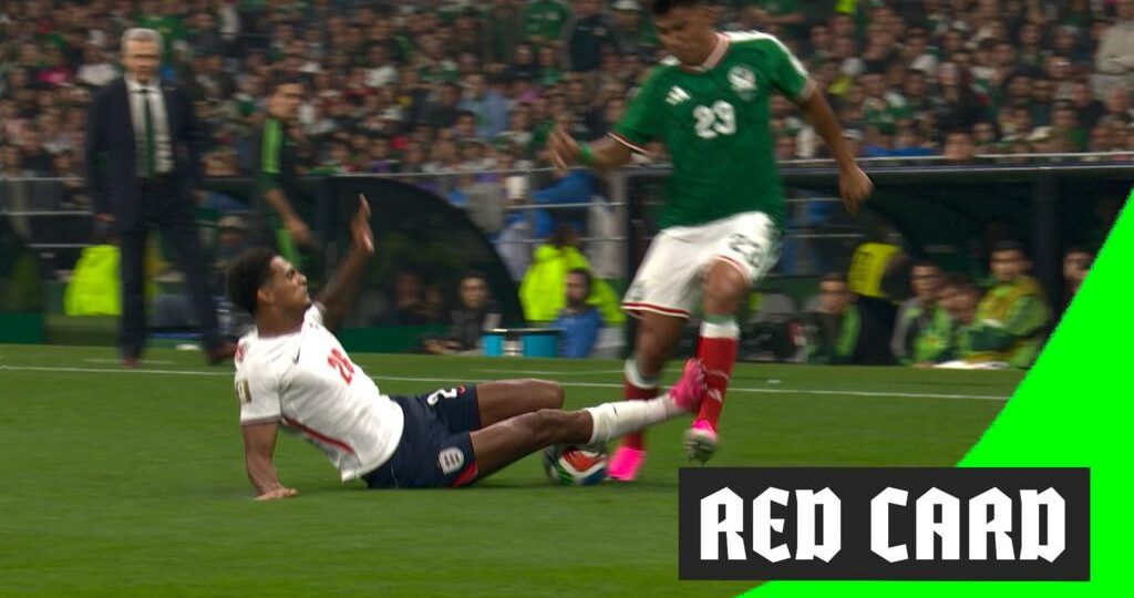 ‘Nasty, nasty challenge’ – Quansah shown red card