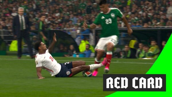 ‘Nasty, nasty challenge’ – Quansah shown red card