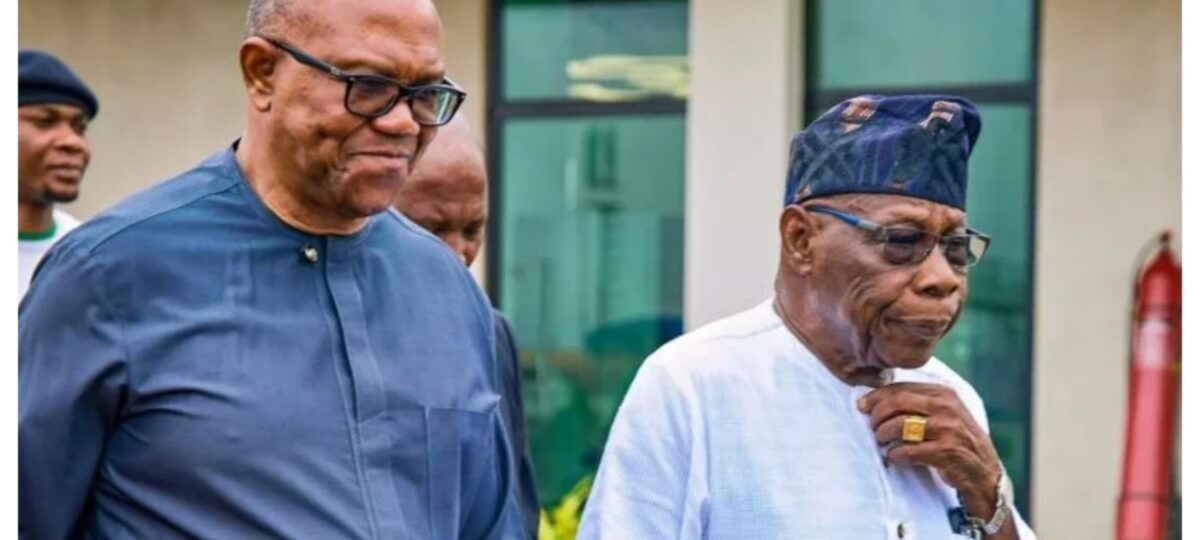 Peter Obi meets Obasanjo