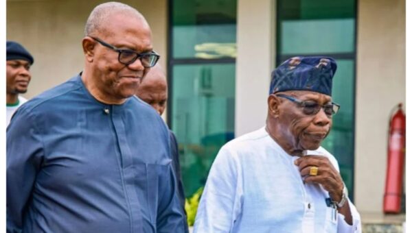 Peter Obi meets Obasanjo