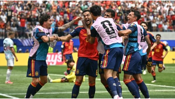 Spain Defeat Belgium 2-1 To Reach World Cup Semi-Finals