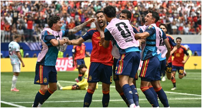 Spain Defeat Belgium 2-1 To Reach World Cup Semi-Finals