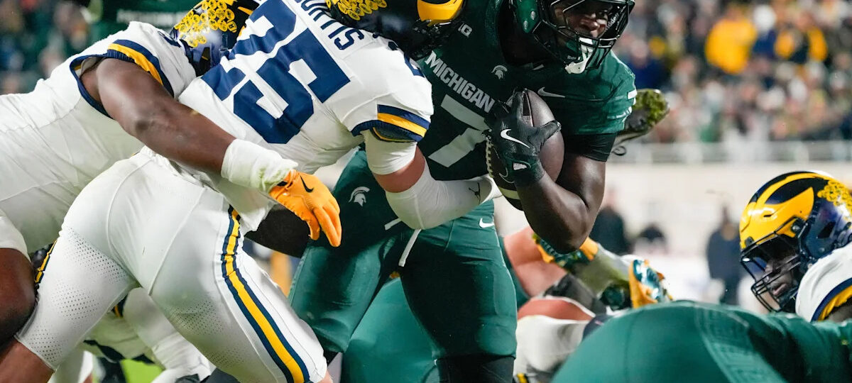 MSU football's Pat Fitzgerald talks importance of UM rivalry game, 'just means more'