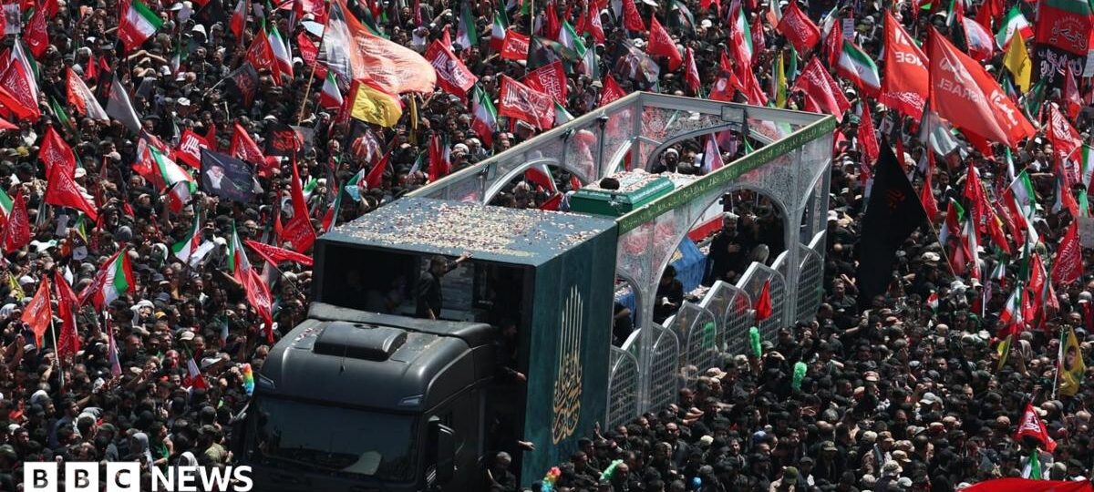 Huge crowds fill Tehran streets for Khamenei's funeral procession