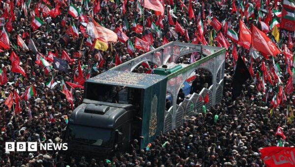 Huge crowds fill Tehran streets for Khamenei’s funeral procession