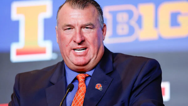 Illinois head coach Bret Bielema Big Ten media days press conference
