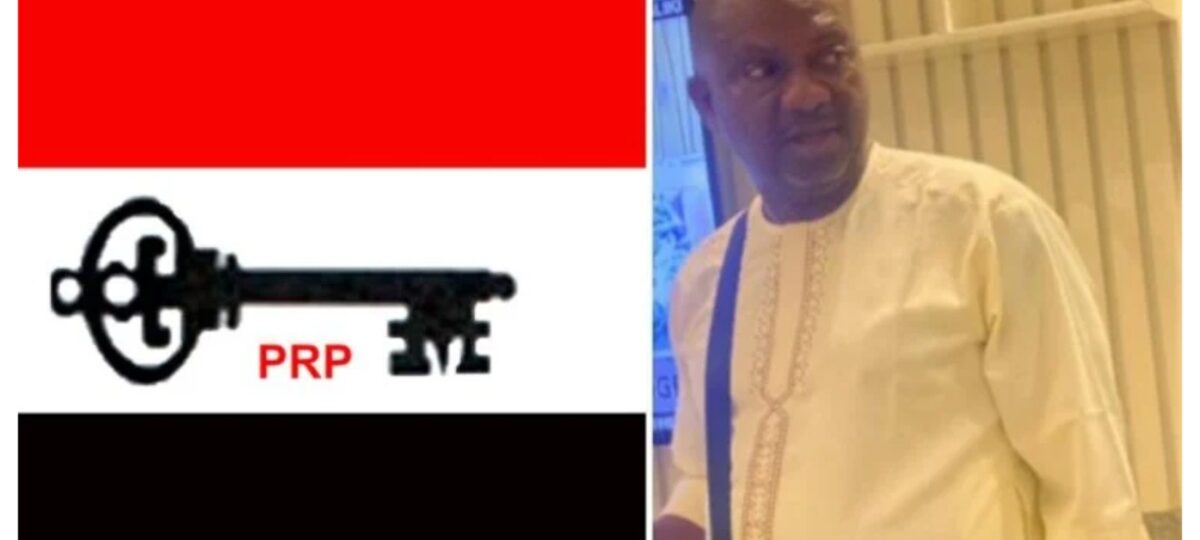 2027: PRP National Vice chairman, Olajide Epe resigns