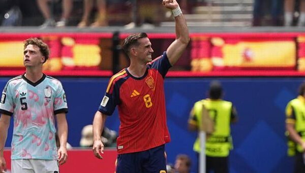 Watch: Chelsea linked Fabian Ruiz gives Spain the lead vs Belgium