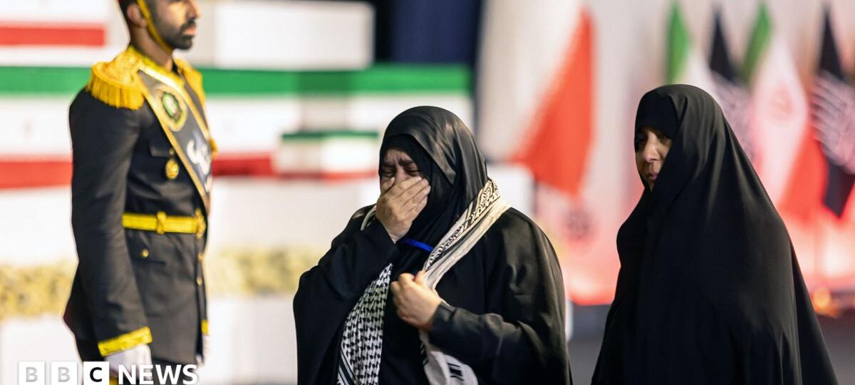 Large crowds gather in Tehran on first day of Ayatollah Khamenei's funeral