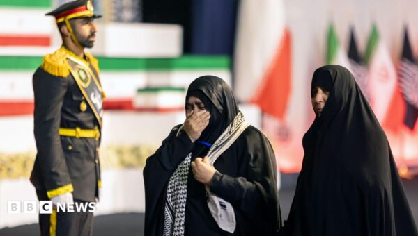 Large crowds gather in Tehran on first day of Ayatollah Khamenei’s funeral