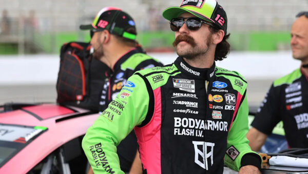 Ryan Blaney wins pole and Team Penske teammate Joey Logano is 2nd at NASCAR Atlanta qualifying