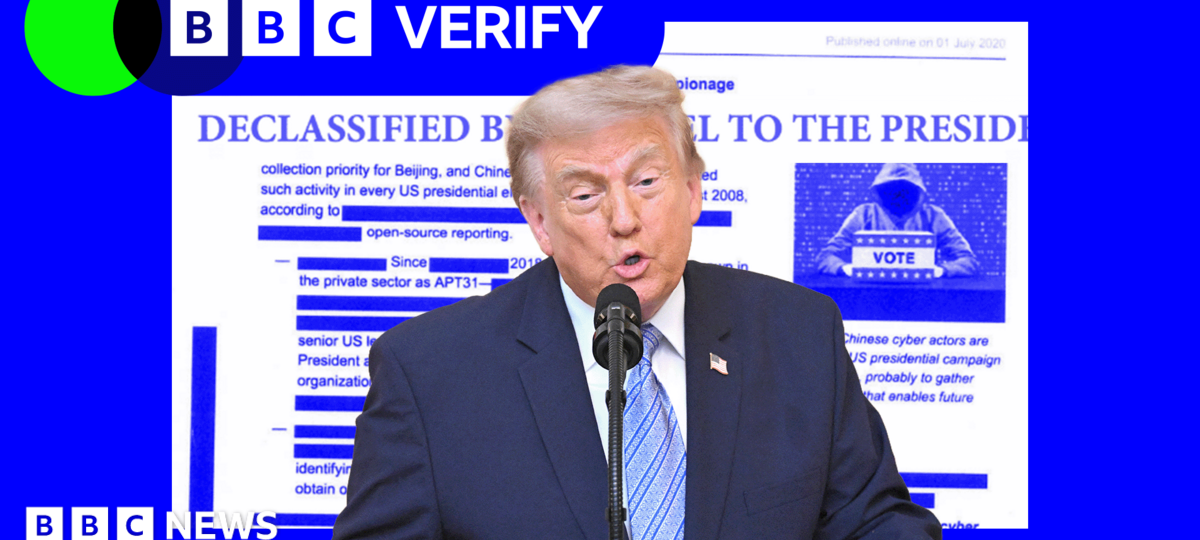 Do declassified files support Trump's election security claims?