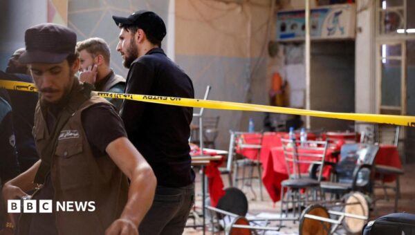 Bomb blast at Damascus cafe kills six, Syrian state media say