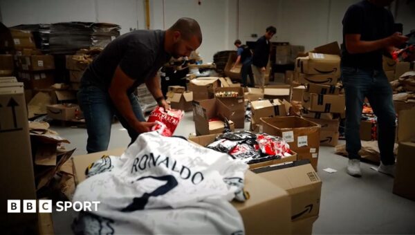 Fake kits worth £18m seized by police during World Cup over safety concerns