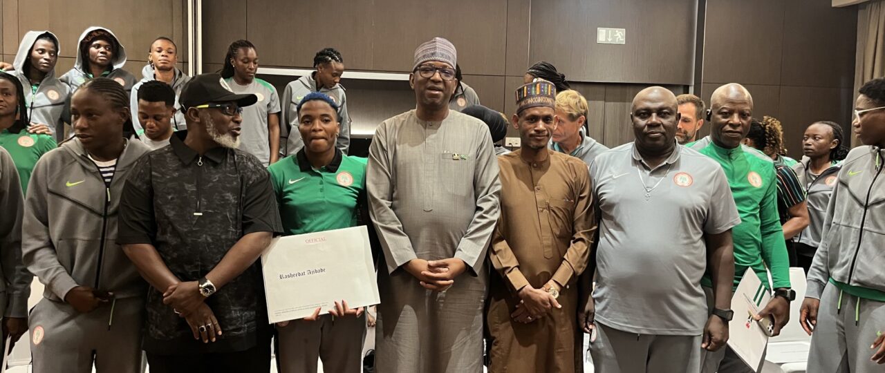 Super Falcons receive rewards for historic WAFCON 2024 Triumph