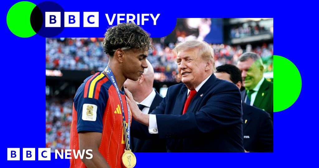 Misleading posts about Trump at World Cup final viewed by millions