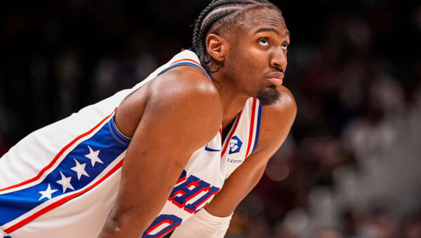 Sixers' Tyrese Maxey back in the gym working on his finishing ability
